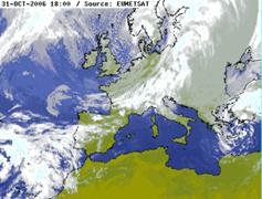 fronte freddo in discesa dall'Islanda