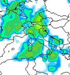 cartina cromatica delle precipitazioni