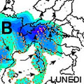 mappa delle precipitazioni
