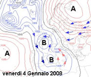 carta meteorologica ECMWF