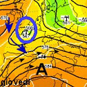 goccia fredda in arrivo  dalla Francia