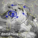 immagine meteosat: vortice sul golfo Ligure