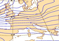 cartina europea delle isobare 