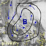 area ciclonica sulla Penisola