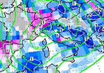 mappa delle precipitazioni