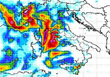 mappa delle precipitazioni