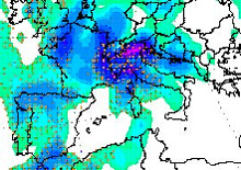 mappa delle precipitazioni