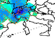 mappa delle precipitazioni