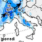 cartina delle precipitazioni 