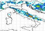 mappa cromatica delle precipitazioni