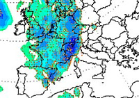 mappa delle precipitazioni