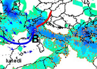 mappa delle precipitazioni