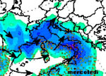 mappa delle precipitazioni sulla Penisola