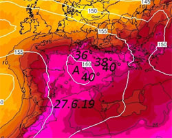 Cartina cromatica che mostra la pappa delle precipitazioni sull'Italia